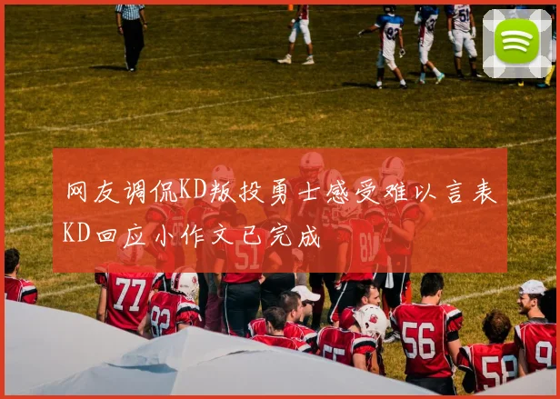 网友调侃KD叛投勇士感受难以言表KD回应小作文已完成