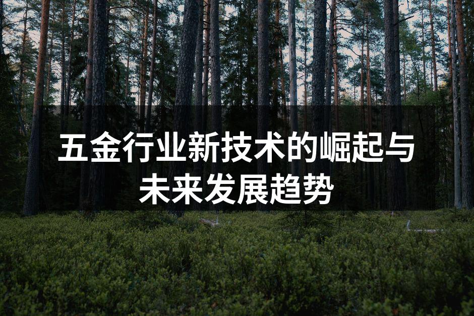 五金行业新设备展示
